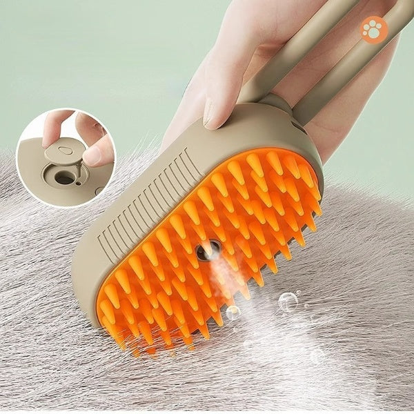 PawSteam Brush™ – Steam Grooming Brush for Cats & Dogs