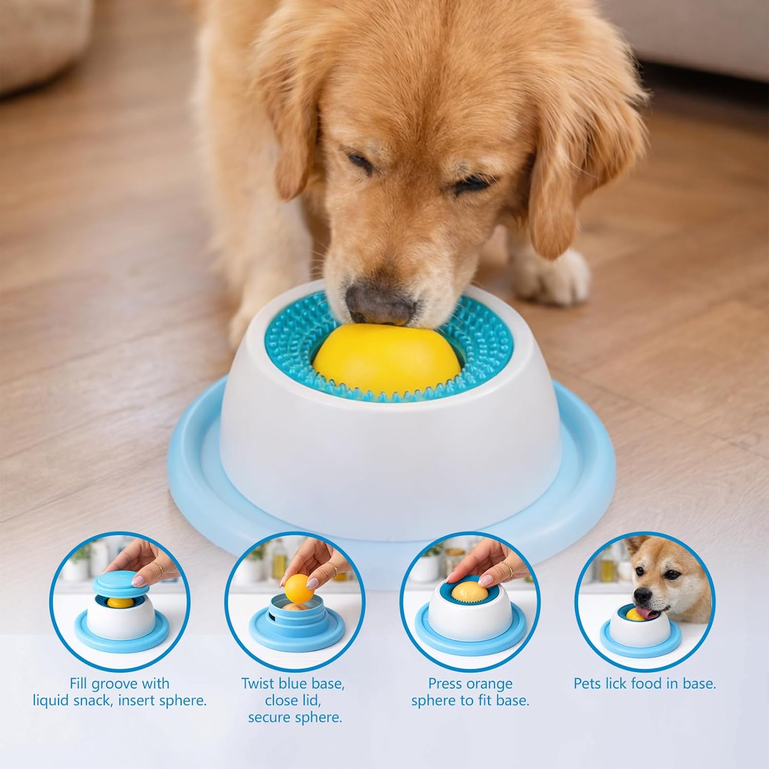 PawSlow Feeder Bowl™ – Anti-Gulp Dog Bowl